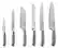Alt View 11. Cuisinart - 6-Piece Knife Set - Stainless.
