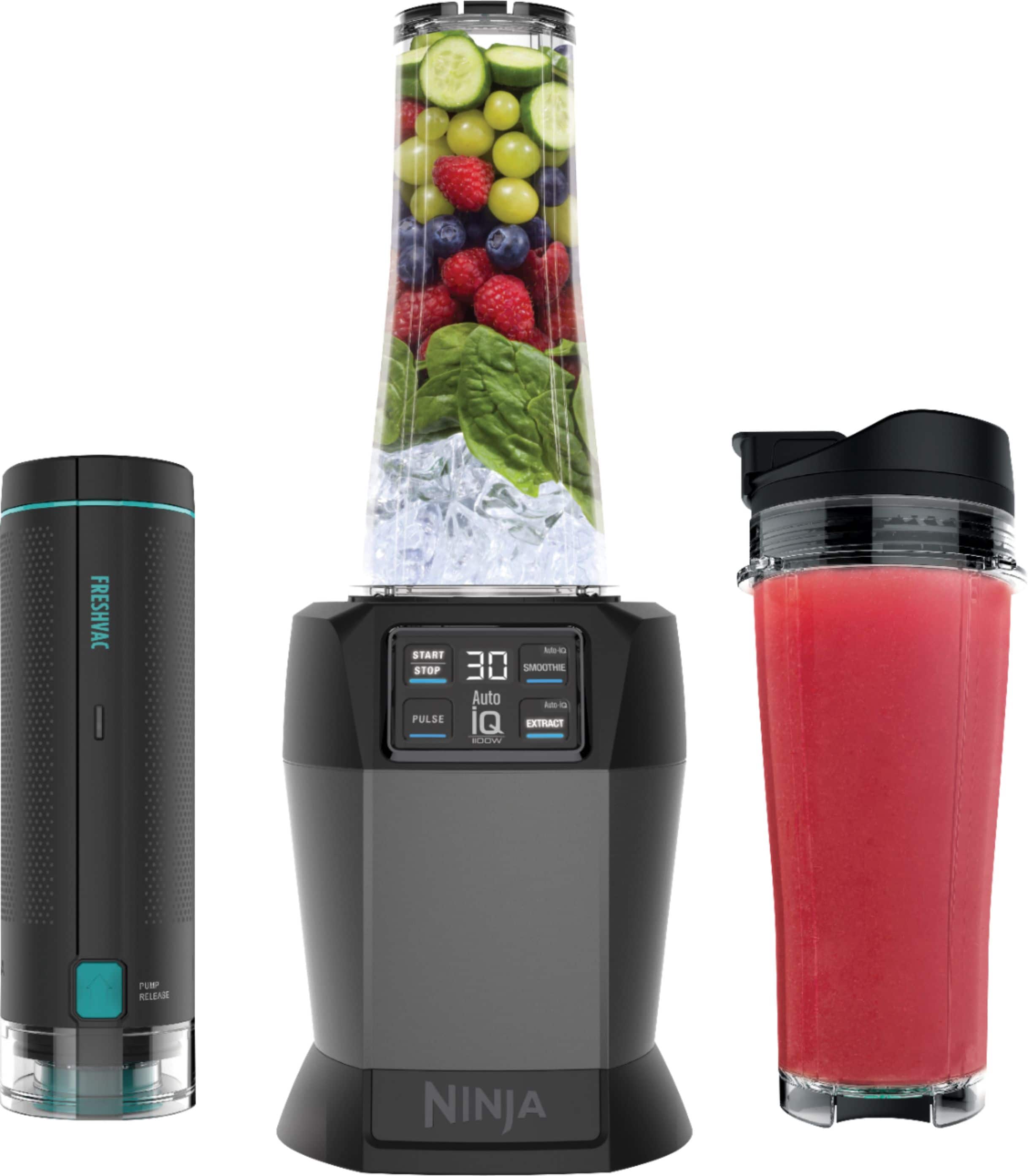 Ninja - Nutri Ninja with FreshVac 24-Oz. Blender - Black - Front_Zoom. 1 of 8 Images & Videos. Swipe left for next.