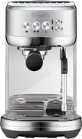 Breville - the Bambino Plus Espresso Machine with 15 bars of pressure and Milk Frother - Stainless Steel - Front_Zoom