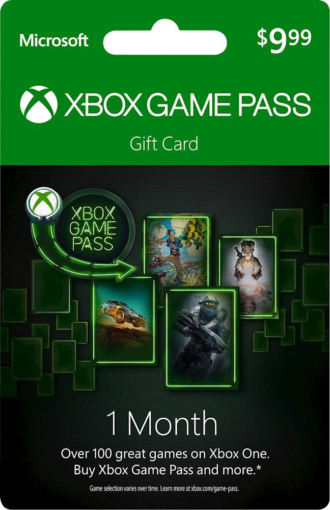 xbox game pass with gift card