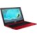 Angle. ASUS - 11.6" Chromebook - Intel Celeron - 4GB Memory - 32GB eMMC Flash Memory - Red.