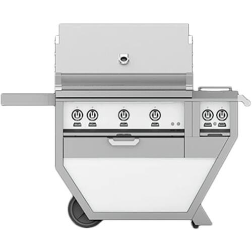 Angle View: Hestan - Deluxe Gas Grill - Froth