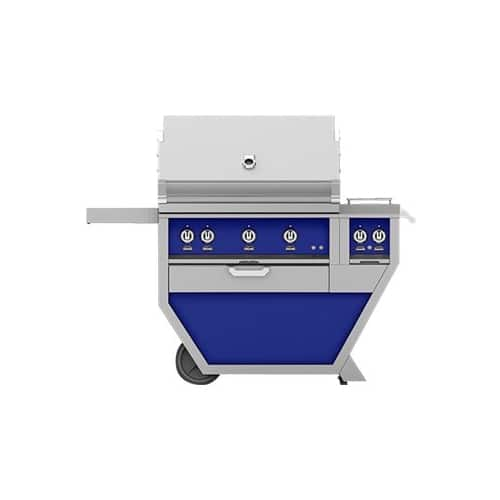 Angle View: Hestan - Deluxe Gas Grill - Prince