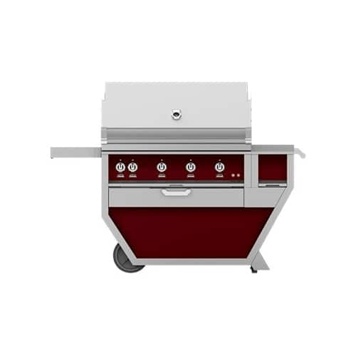 Angle View: Hestan - Deluxe Gas Grill - Tin Roof