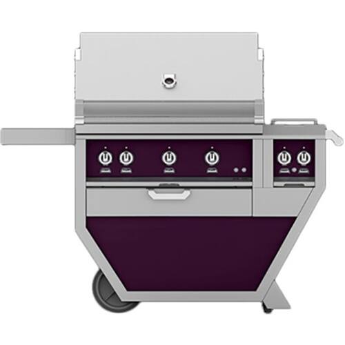 Angle View: Hestan - Deluxe Gas Grill - Lush