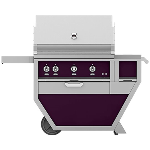Angle View: Hestan - Deluxe Gas Grill - Lush
