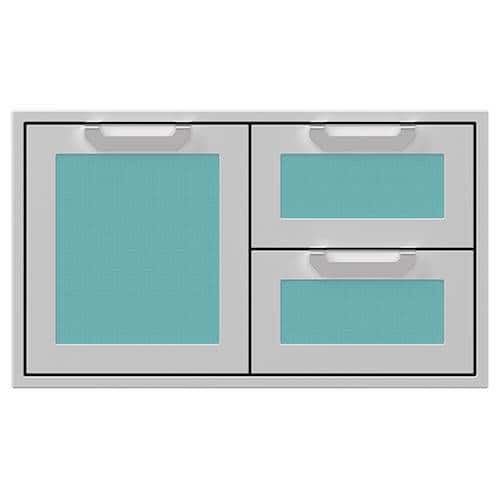 Hestan - AGSDR Series 36" Double Drawer and Storage Door Combination - Bora Bora - Front_Zoom