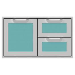 Hestan - AGSDR Series 36" Double Drawer and Storage Door Combination - Bora Bora