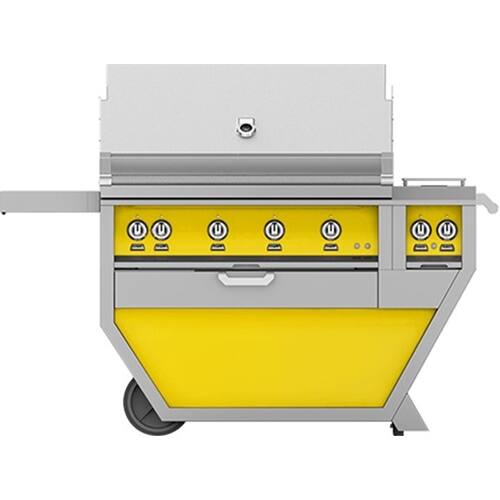Angle. Hestan - Deluxe Gas Grill - Sol.