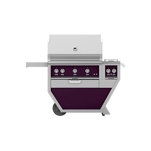 Angle View: Hestan - Deluxe Gas Grill - Lush