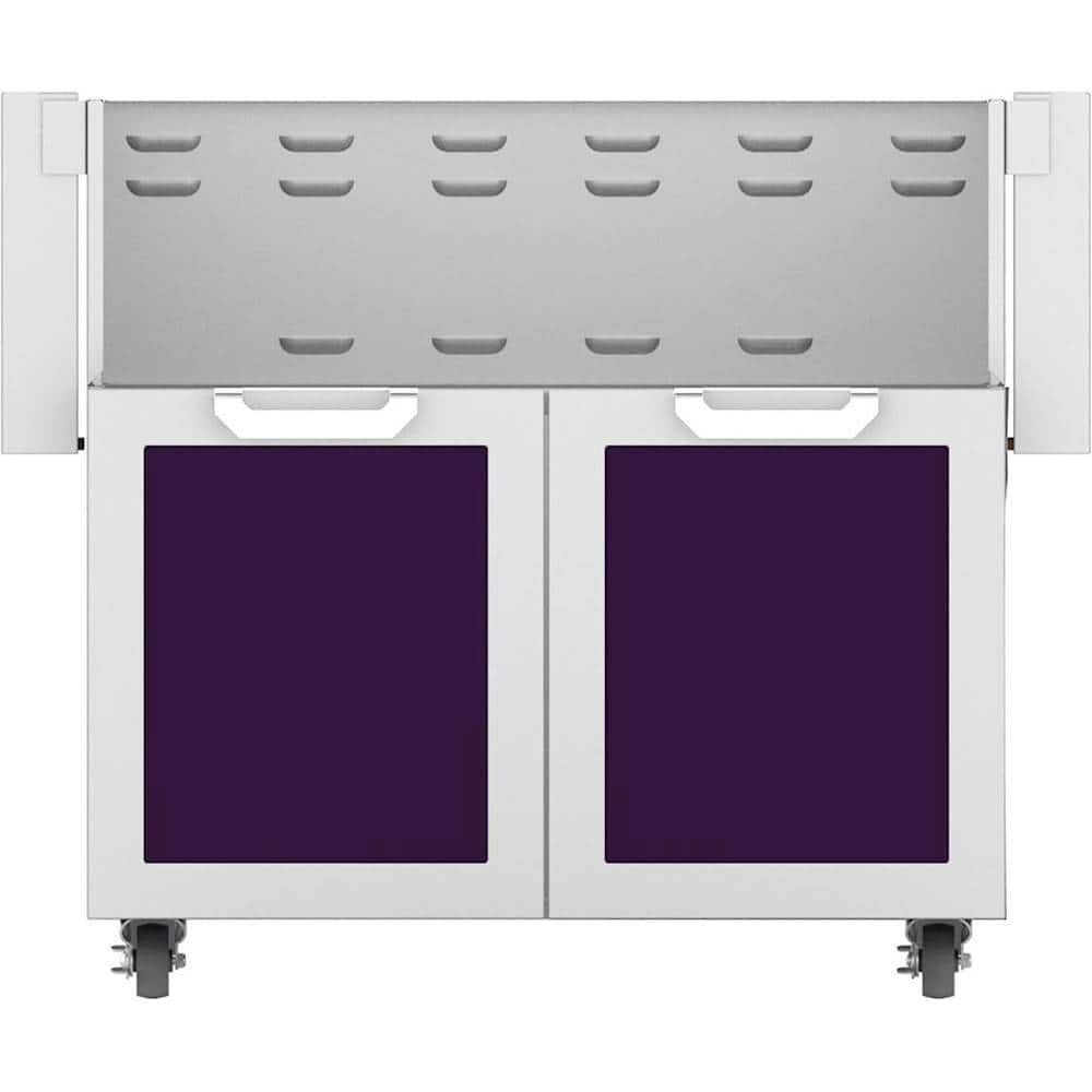 Angle View: Hestan - Double-Door Tower Cart for 36" Gas Grills - Lush