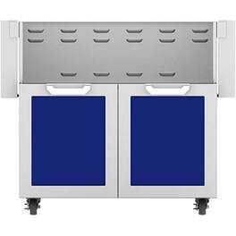 Hestan - Double-Door Tower Cart for 36" Gas Grills - Blue