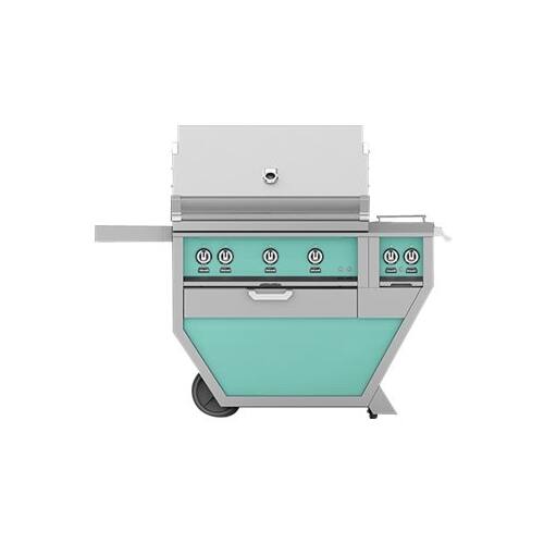 Angle View: Hestan - Deluxe Gas Grill - Bora Bora