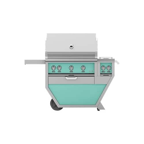 Angle View: Hestan - Deluxe Gas Grill - Bora Bora