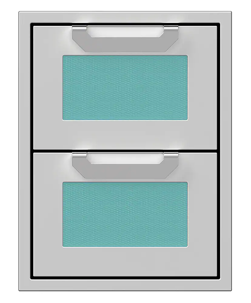 Hestan - AGDR Series 16" Outdoor Double Storage Drawers - Bora Bora