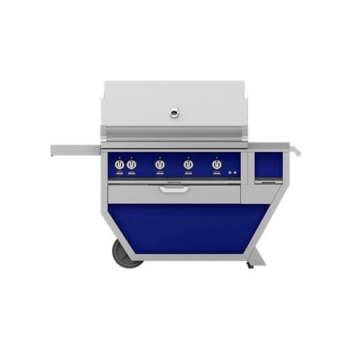 Angle View: Hestan - Deluxe Gas Grill - Prince