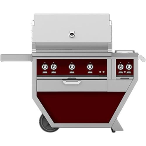 Angle View: Hestan - Deluxe Gas Grill - Tin Roof