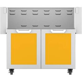 Hestan - Double-Door Tower Cart for 36" Gas Grills - Yellow