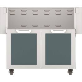 Hestan - Double-Door Tower Cart for 36" Gas Grills - Dark Gray