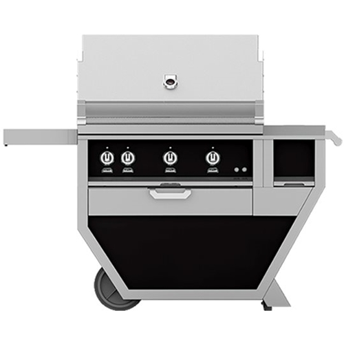 Angle View: Hestan - Deluxe Gas Grill - Stealth