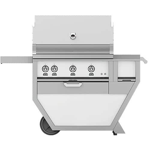 Angle View: Hestan - Deluxe Gas Grill - Froth