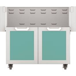 Hestan - Double-Door Tower Cart for 36" Gas Grills - Turquoise