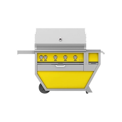 Angle. Hestan - Deluxe Gas Grill - Sol.
