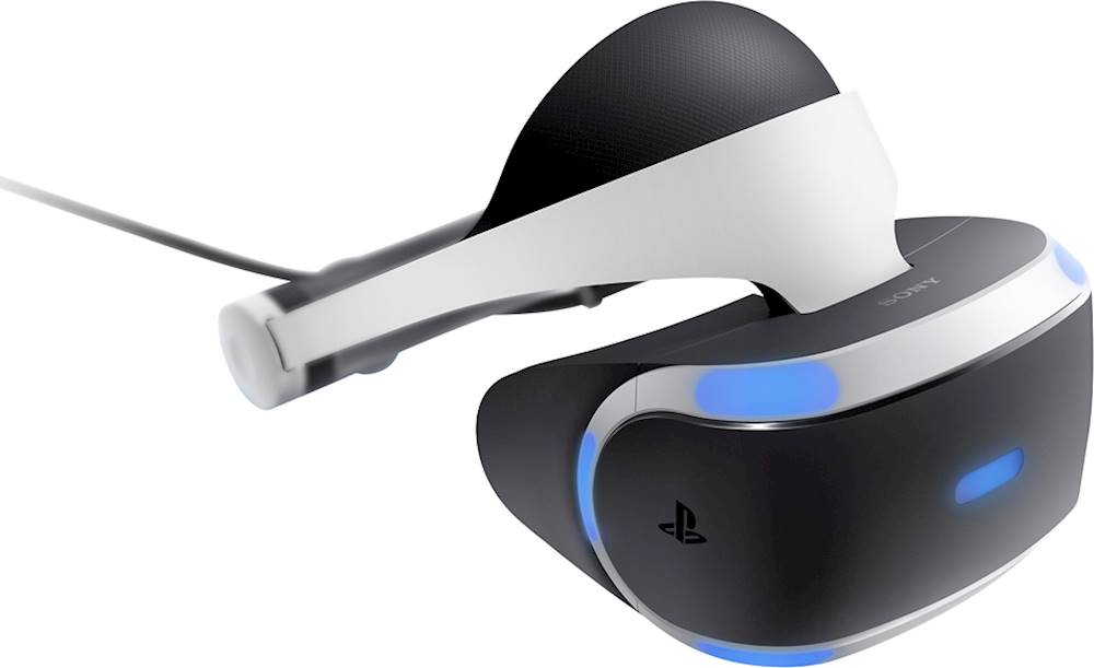 Angle View: Sony - Geek Squad Certified Refurbished PlayStation VR - White/Black