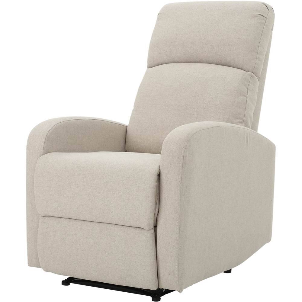 Left View: Noble House - Escanaba Recliner - Wheat