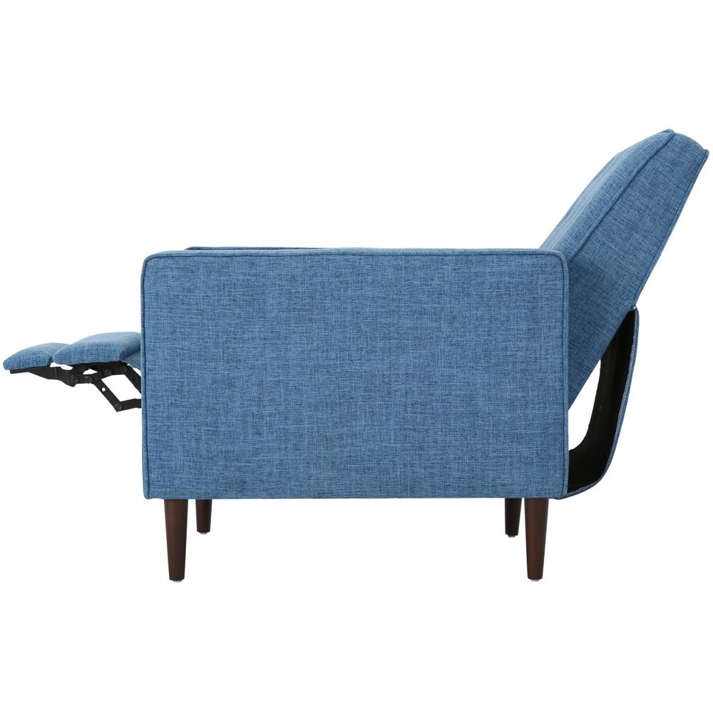 Angle View: Noble House - Houma Recliner - Muted Blue