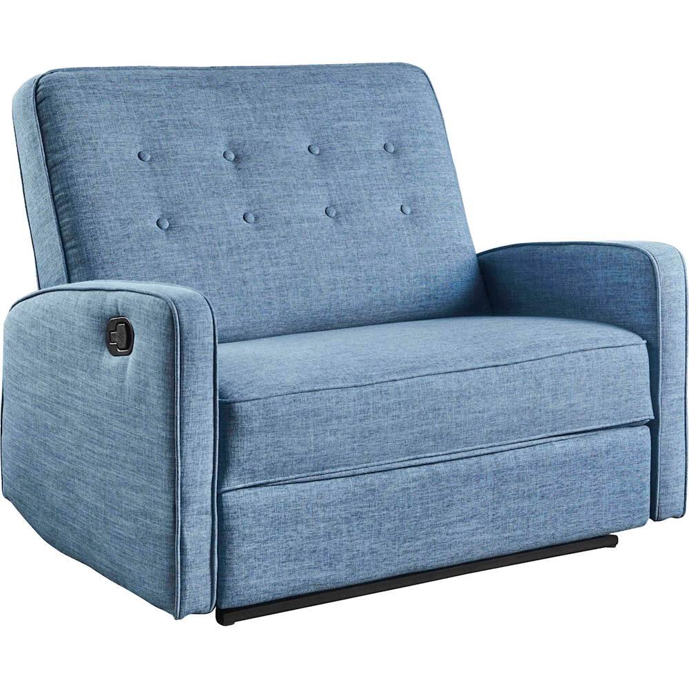 Angle View: Noble House - Orofino Loveseat Recliner - Muted Blue