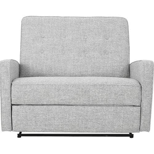 Noble House - Orofino Loveseat Recliner - Light Gray Tweed