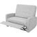Alt View 13. Noble House - Orofino Loveseat Recliner - Light Gray Tweed.
