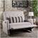 Alt View 15. Noble House - Orofino Loveseat Recliner - Light Gray Tweed.