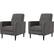 Left. Noble House - Faulkton Recliners (Set of 2) - Slate.