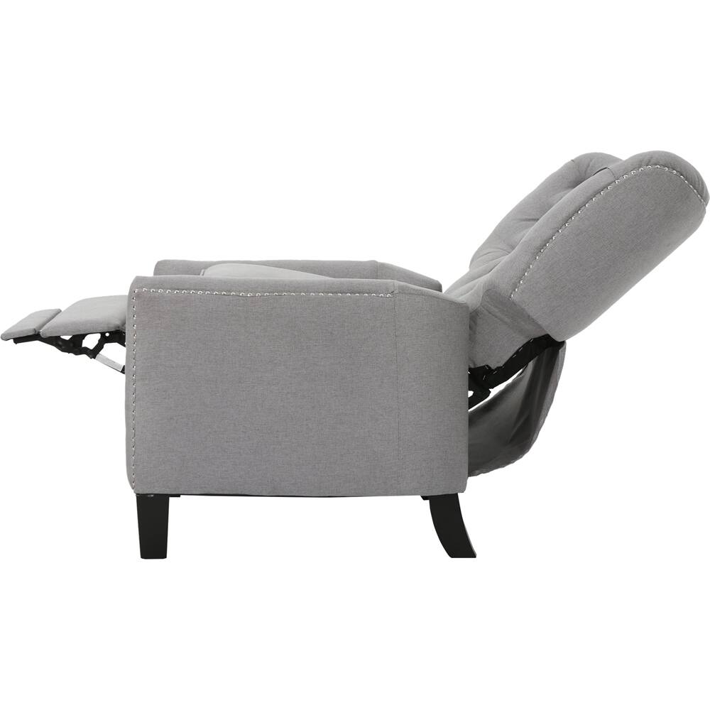 Angle View: Noble House - Manti Recliner - Dark Gray