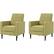Alt View 11. Noble House - Faulkton Recliners (Set of 2) - Muted Green.