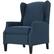 Alt View 11. Noble House - Muncie Recliner - Navy Blue.