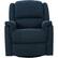 Front. Noble House - Potosi Swivel Recliner - Navy Blue.