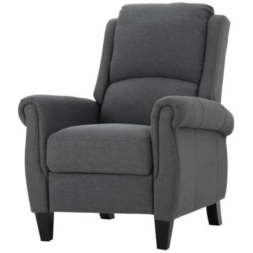 Angle View: Noble House - Hayden Recliner - Charcoal