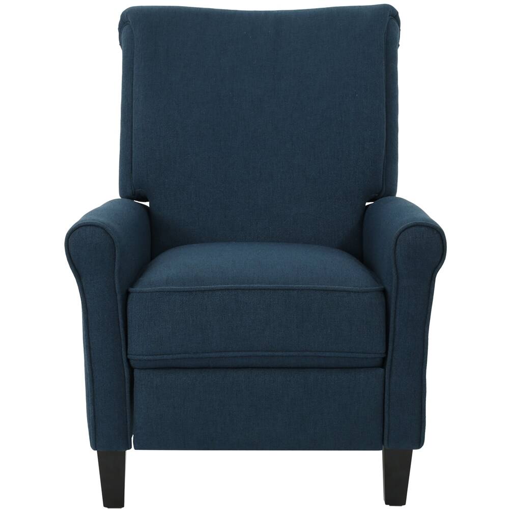 Front. Noble House - Manitowoc Recliner - Blue.