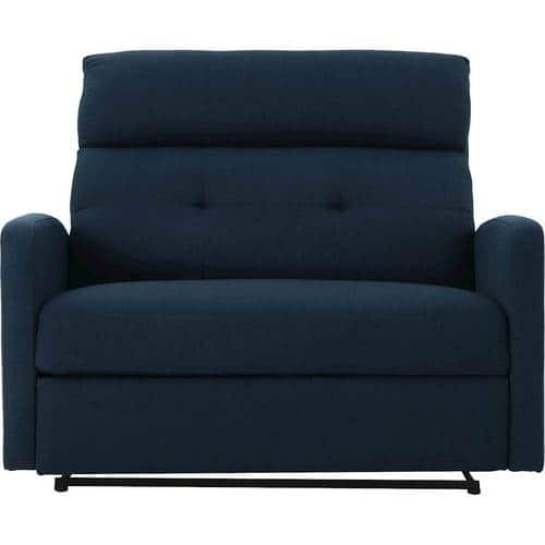 Noble House - Guymon Loveseat Recliner - Navy Blue