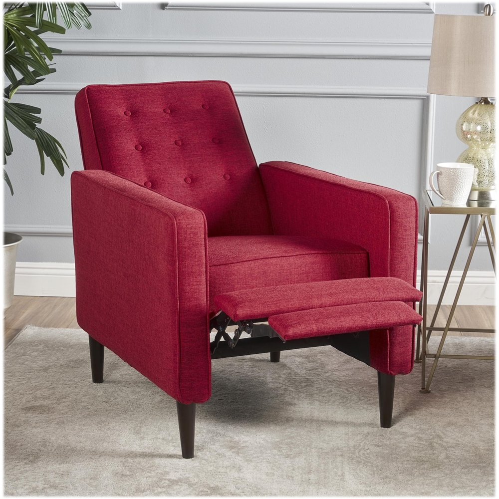 Best Buy: Noble House Muscatine Recliner Red 301374