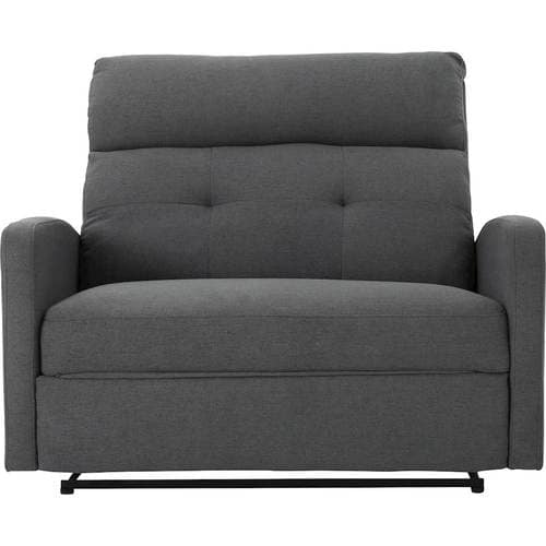 Noble House - Guymon Loveseat Recliner - Charcoal