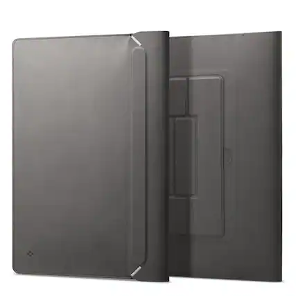 Front. Spigen - Spigen Valentinus S Protective Laptop Sleeve for 14-inch Laptop - City Gray.