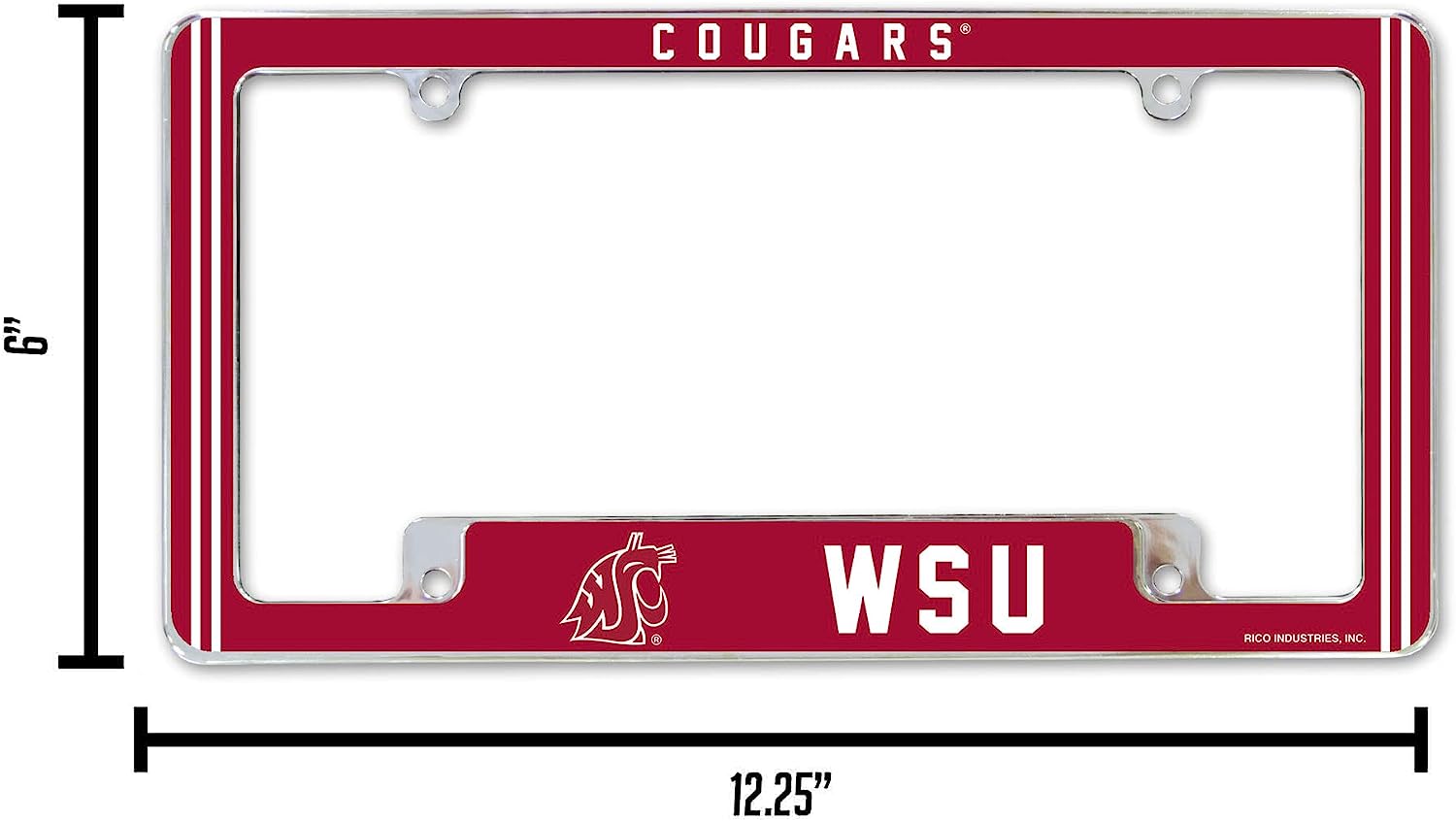 COUGARS  
WSU  
RICO INDUSTRIES, INC.  
12.25"