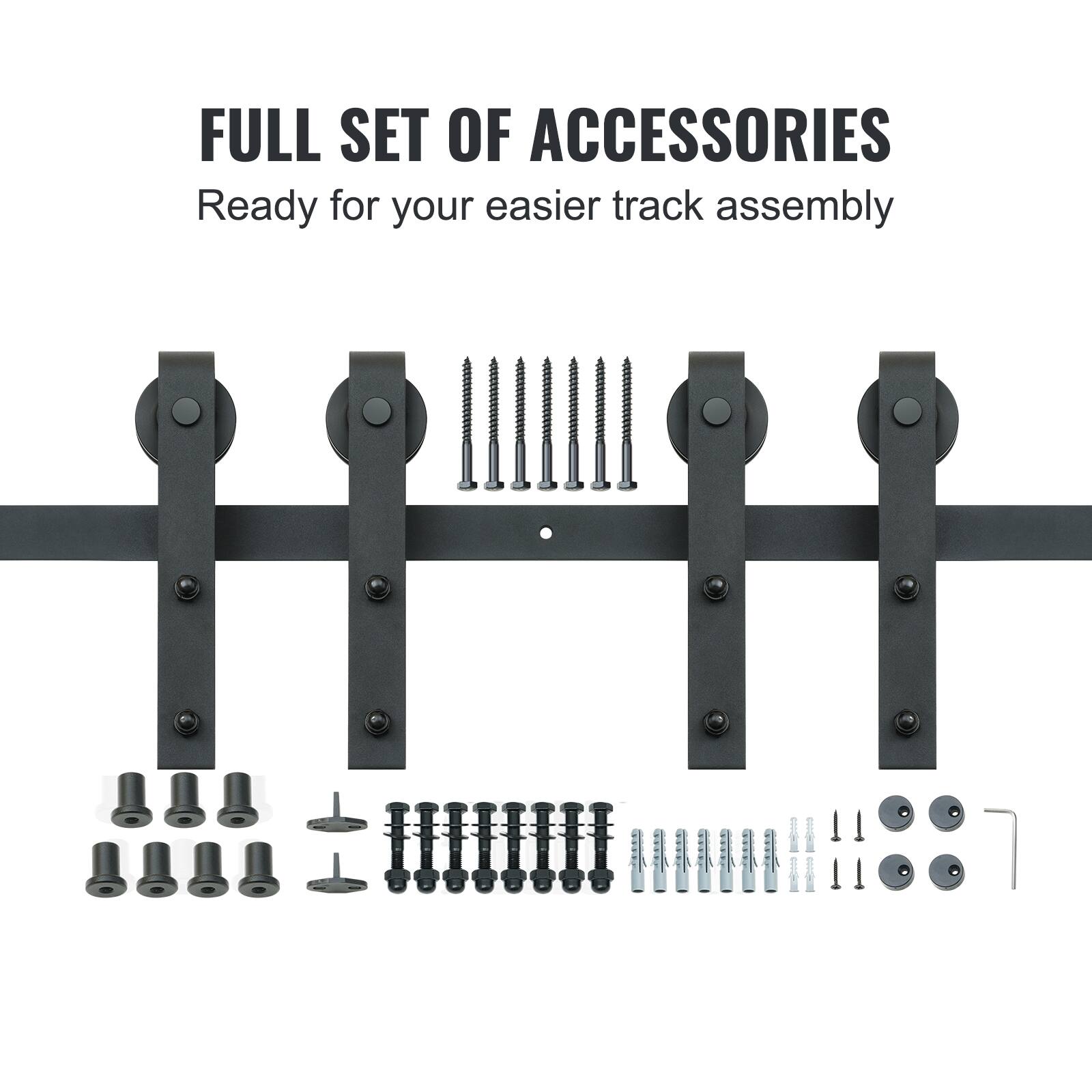 FULL SET OF ACCESSORIES  
Ready for your easier track assembly