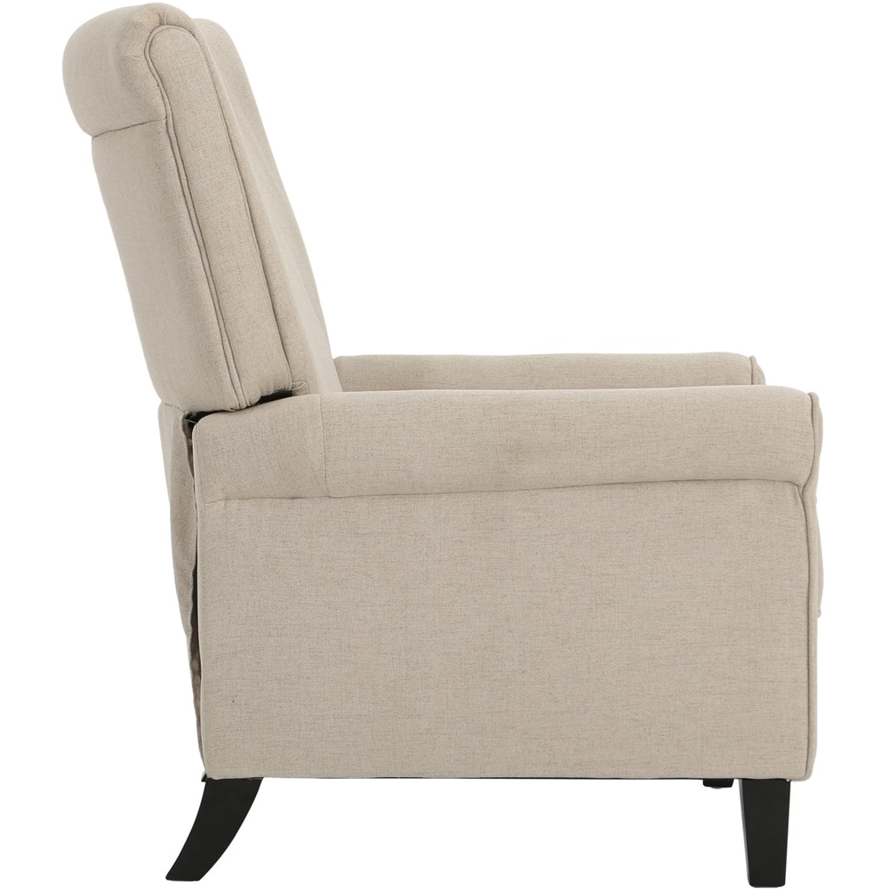 Left View: Noble House - Manitowoc Recliner - Wheat