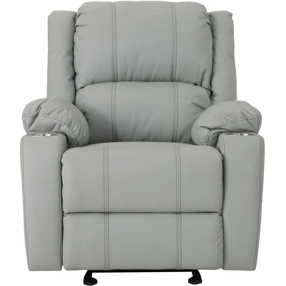 Front. Noble House - Kirksville Recliner - Light Gray.