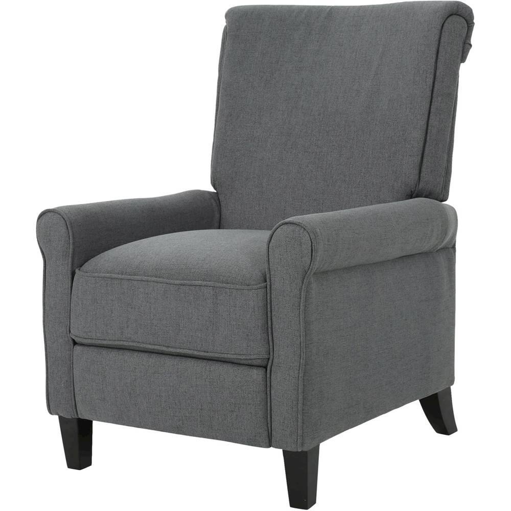 Left View: Noble House - Manitowoc Recliner - Charcoal